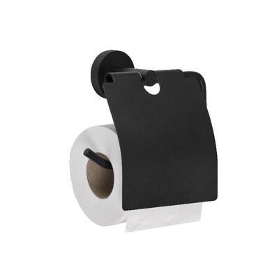 Porta Rolos Inox Preto