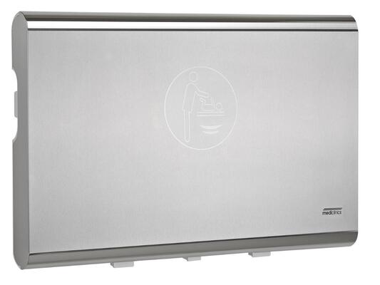 Horizontal stainless steel baby changing table - Mediclinics