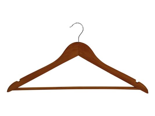 100 Perchas de Madera con Gancho Chelsea