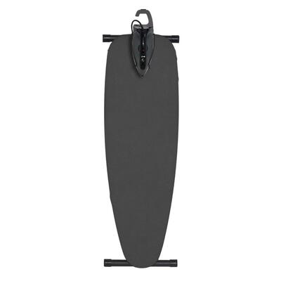 Ironing Board Kit + 1600W Steam Iron + Holder