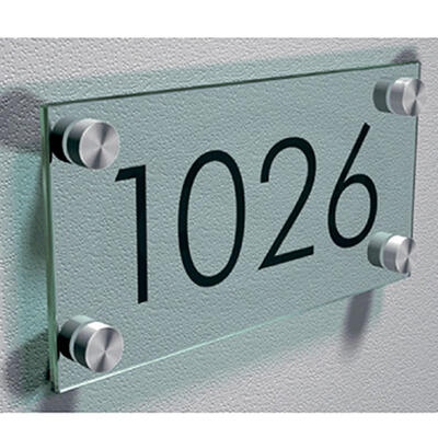 Vidro transparente - 180 x 90mm - com vinil preto