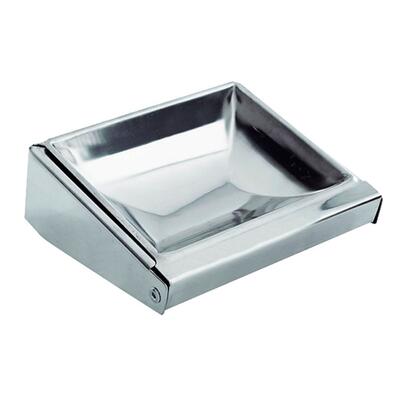 Cinzeiro De Parede Em Inox Brilho