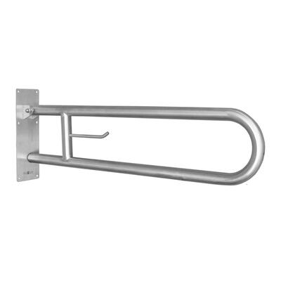 Barra de Apoyo Abatible Con Soporte para Papel 80cm