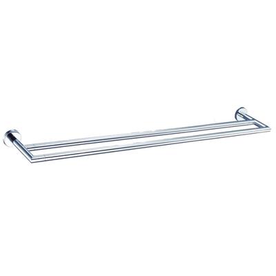 Toallero Doble 600 Mm Zamac Acabado Brillo