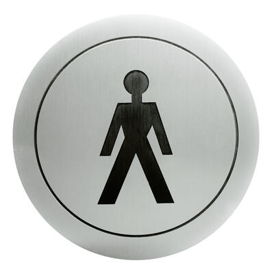Pictograma WC adhesivo Señores