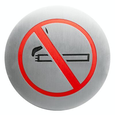 Pictograma Adhesivo Prohibido Fumar