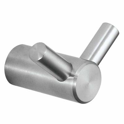 Satin Finished Stainless Steel Double Hook