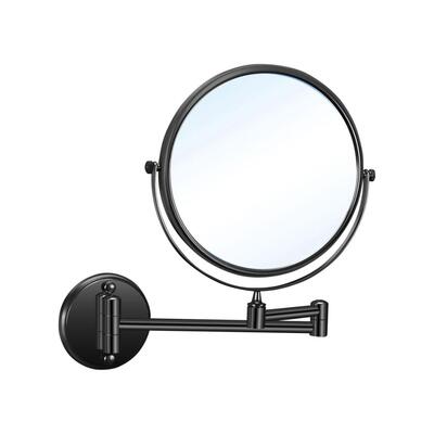 Mirror fixed to the wall. Extendable 5x