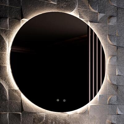 Illuminated Round Mirror 80cm Anti-fog