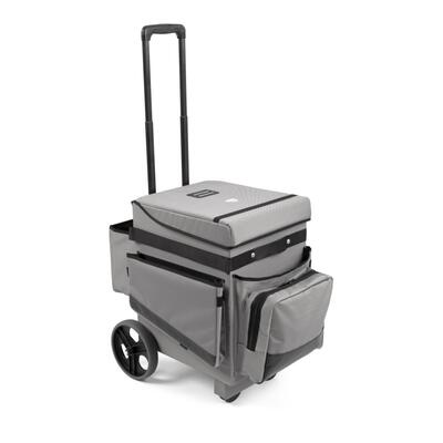 Portable Gray Housekeeping Cart H-Cube Climb