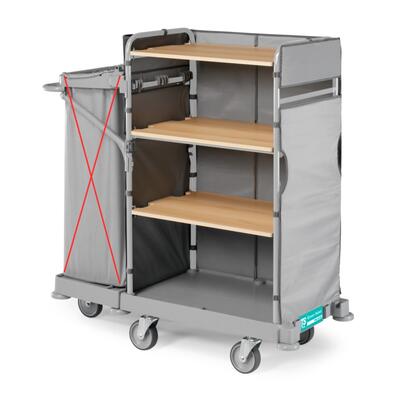 Carro housekeeping Hotel 900 Sem Porta Saco