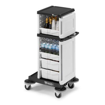 Carro Minibar 4 Cajones y Puertas