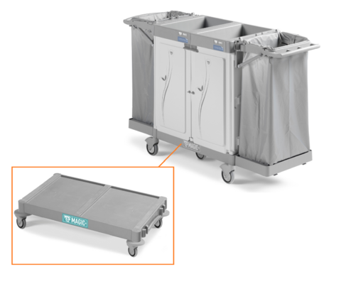 MAGIC HOTEL 890 Safety cart with wheel protectors